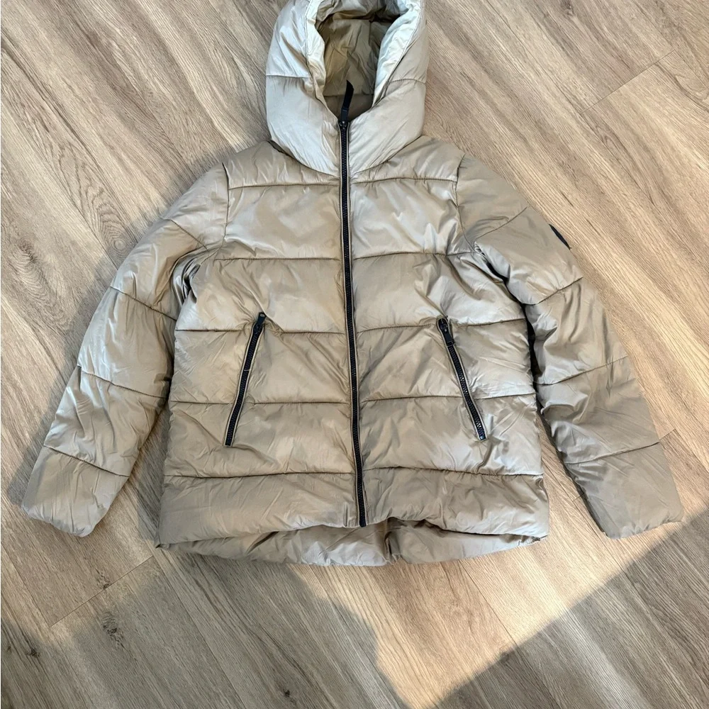Zara Puffer Jacket with Hood - Picture 3 of 5